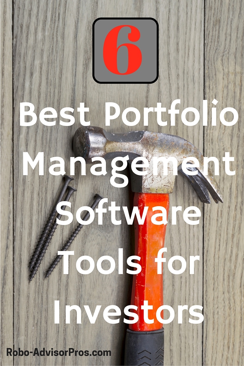 What are some online tools to help manage a personal portfolio?
