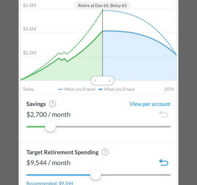 Wealthfront's Path is Financial Planning for you.