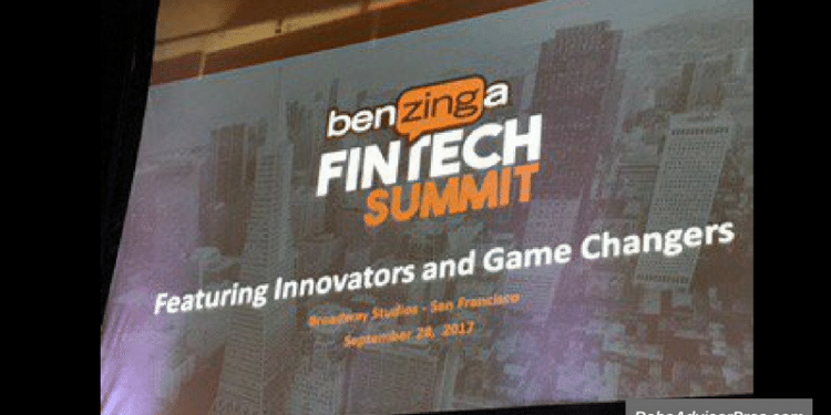 2017 Benzinga Fintech Summit - San Fransisco showcased top fintech firms in real estate and investing