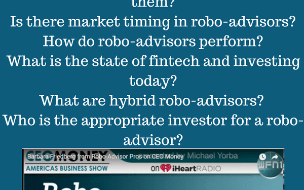 robo advisor basics - radio interview
