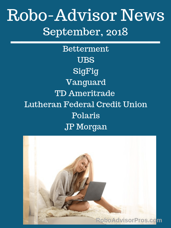 robo-advisor news september 2018