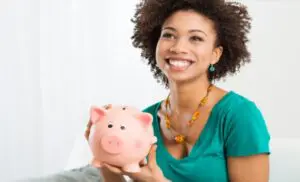 women with bank