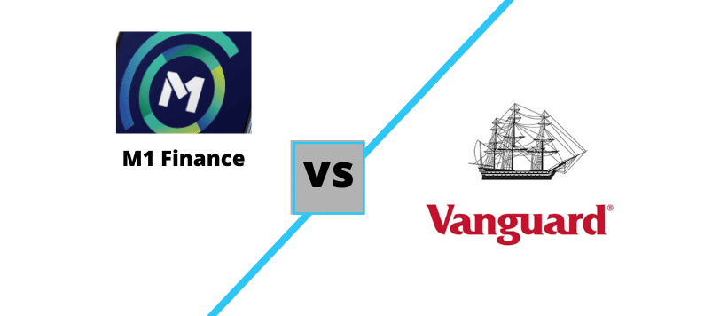 M1 Finance vs Vanguard logos