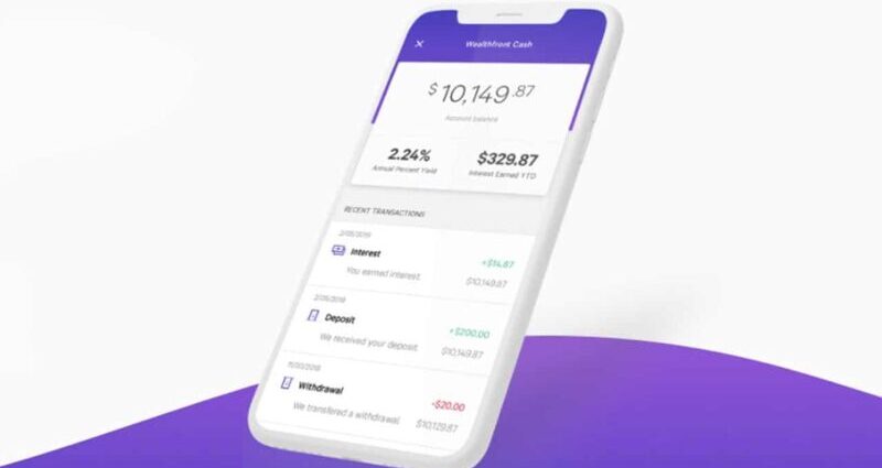 wealthfront cash account mobile image
