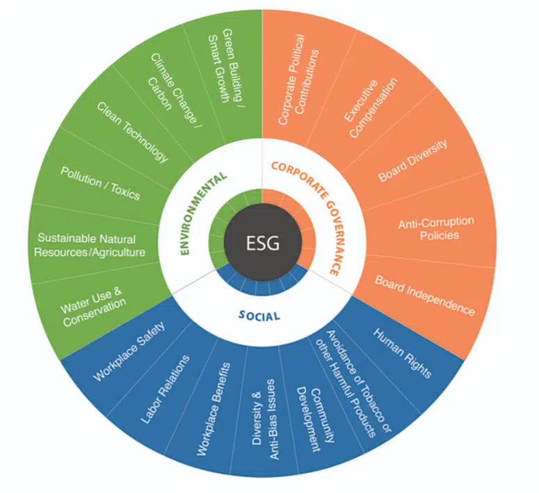 examples of esg investing categories