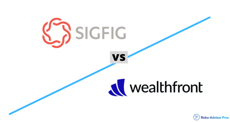 sigfig vs. wealthfront