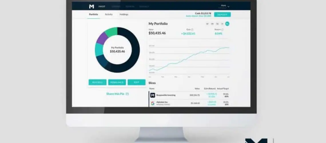 m1 finance dashboard